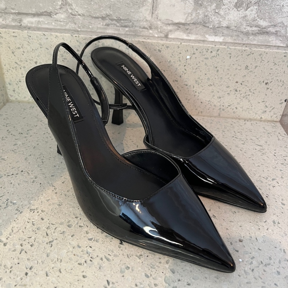 Nine West Mollie Pointy Toe Heeled Slingbacks